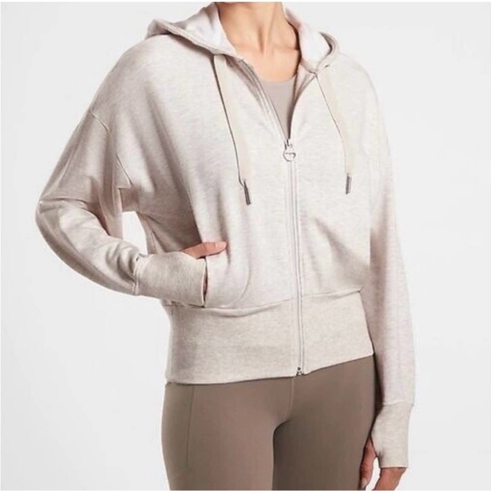 Athleta Balance Sweatshirt in Oatmeal Heather